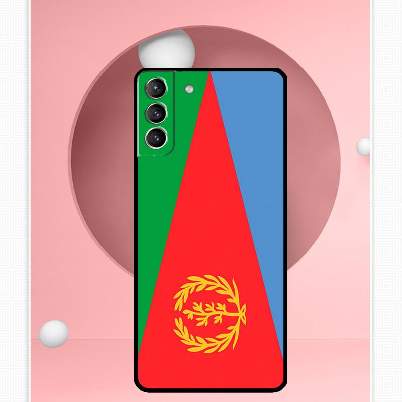 Eritrea Flag Case For Samsung Galaxy S24 S23 S22 Ultra Note 10 Plus Note 20 S9 S10 S20 S21 FE Back Cover