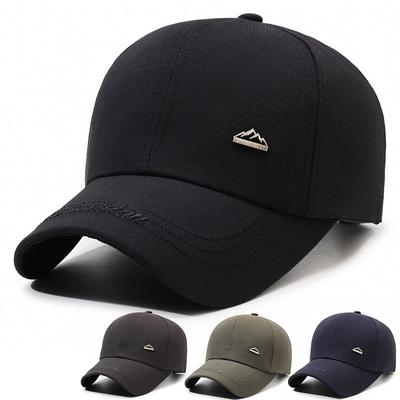 Hat Men'S Spring And Autumn Cap Simple Versatile Baseball Cap Sunscreen Men'S Middle-Aged Outdoor Casual Shade Sun Hat