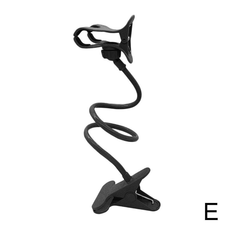 1/2PCS Flexible Universal Lazy Bracket Mobile Phone Holder Portable 360° Adjustble Gooseneck Clip Clamp Bed Desktop Bracket Clip