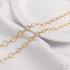Gold-Filled 6mm Round Link Chain: 8mm O Chain for DIY Bracelets & Earrings