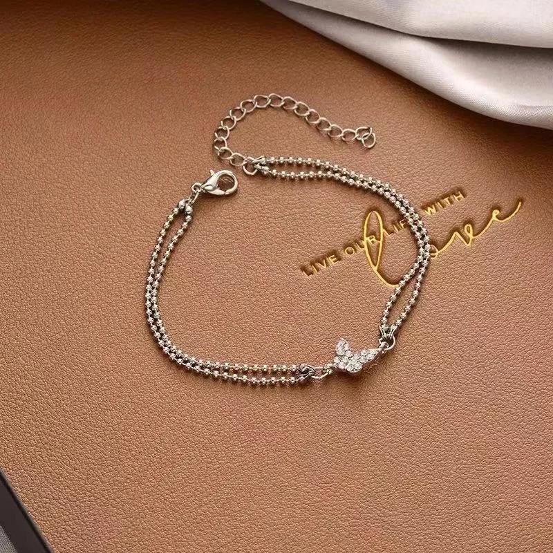 925 Sterling Copper Bracelet Luxury Original Stars Bracelet for Women Korean Fashion Designer Party Wedding Zircon Holiday Gift