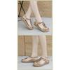 2026 Summer Shoes Women Bohemia Style Sandals Summer Holiday Flat Fashion Brand Ladies Sandals Black Gold Plus Size 42