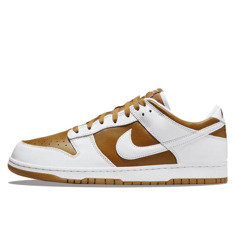 Nike Dunk Gilded Tundra Cushioning Abrasion Resistant Cushioning, Wear Resistant Low top Skateboard Shoes Unisex FQ6965-700(Team877- )