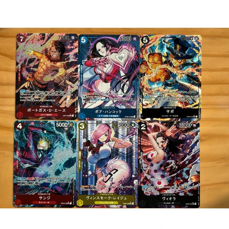 One Piece Diy Monkey Roronoa Zoro D Luffy Self Control Collect Signature Trading Flash Card Anime Cartoon Lovely Gift 63*88mm