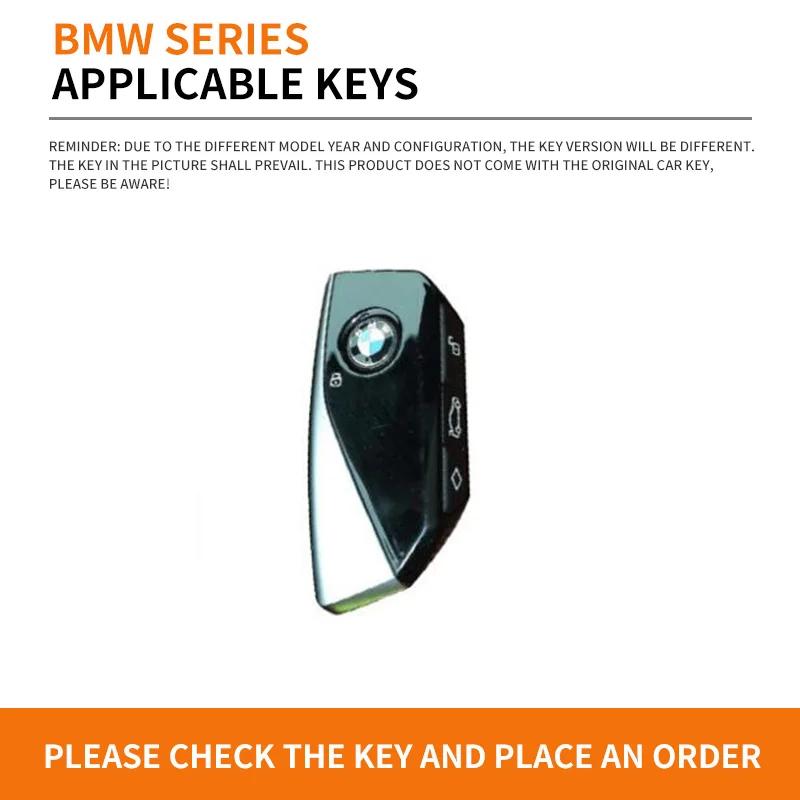 2025 Coque de protection pour clé de voiture à distance Pour BMW X1 U11 X7 G07 XM G09 I7 G70 X5 G05 LCI IX IX40 I20 U06 G81 Série M3 5 7 G60 20