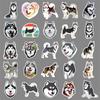 50 Alaska Graffiti Sticker Personalisierte Cartoon Niedlicher Hund Dekoration Handy Wasserbecher Guka Sticker