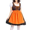 Women's Vintage Dress Solid Color Patchwork Cosplay Dresses