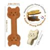 3PCS Cartoon Magnetic Bookmark Magnet Buckle Page Divider Cute Cat Face Bookmark  Gift