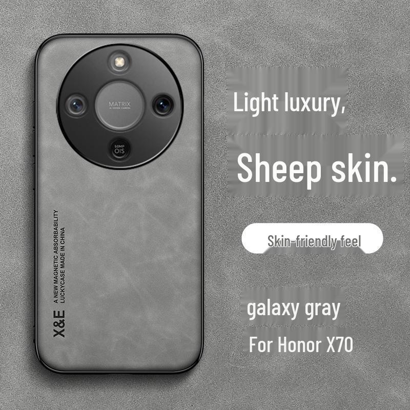 Honor X70/X70i Sheepskin Magnetic Case: Lightweight, Skin-Feel, High-End Protective Cover