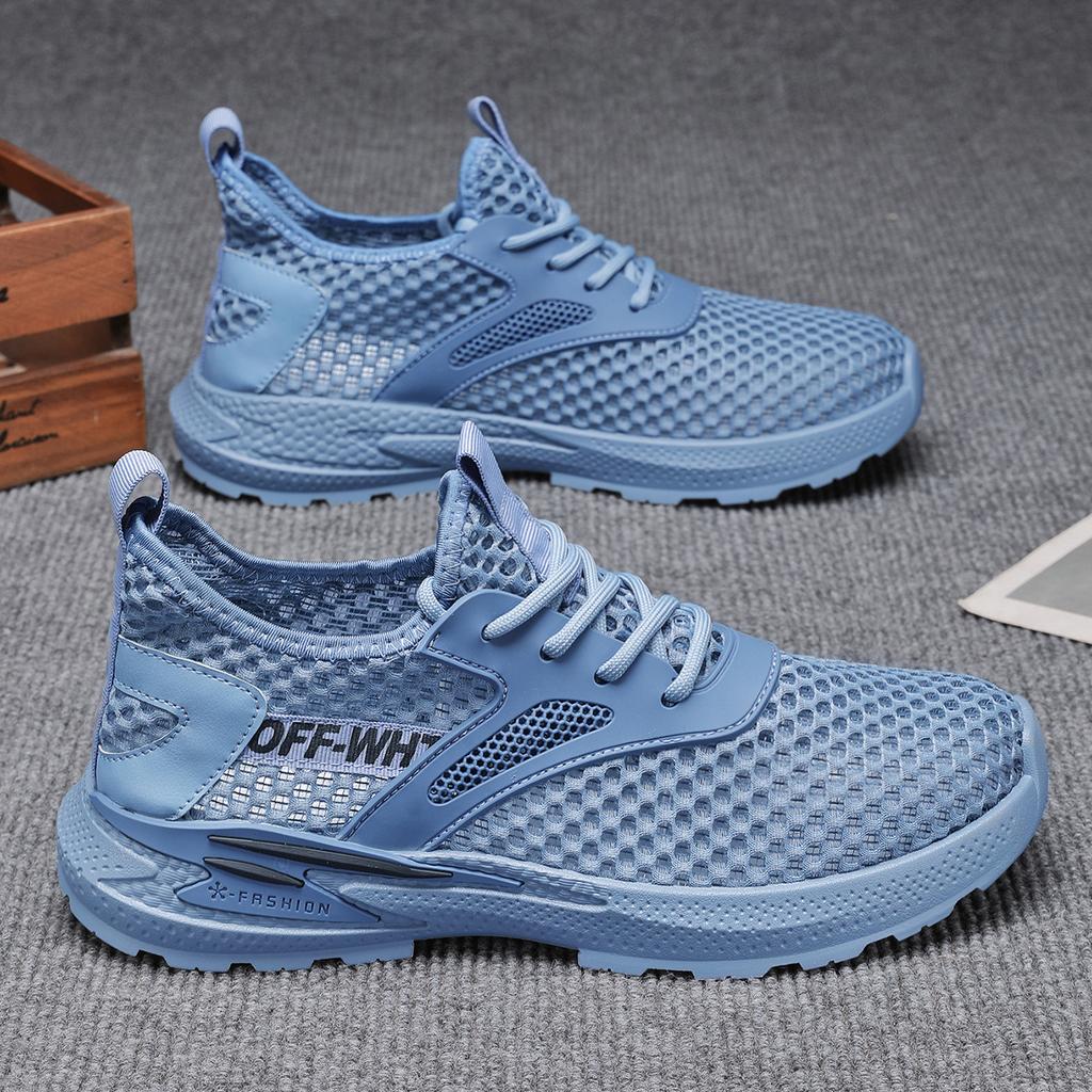 Fashion Men's Summer Mesh Sneakers Fashion Breathable for Casual Outdoor Running Tennis Hiking & Luxury Platform Loafers Style