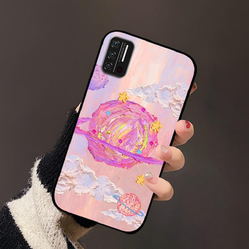 For Umidigi A7s Case Silicone Soft TPU Fashion Cartoon Color Painted Phone Cover Coque For UMIDIGI A7S Shockproof Fundas Capa