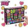 NeeDoh 24-Tage-Adventskalender 3D-PVC-Weihnachts-Countdown-Überraschungsbox Fidget-Stressspielzeug Feiertagsgeschenk