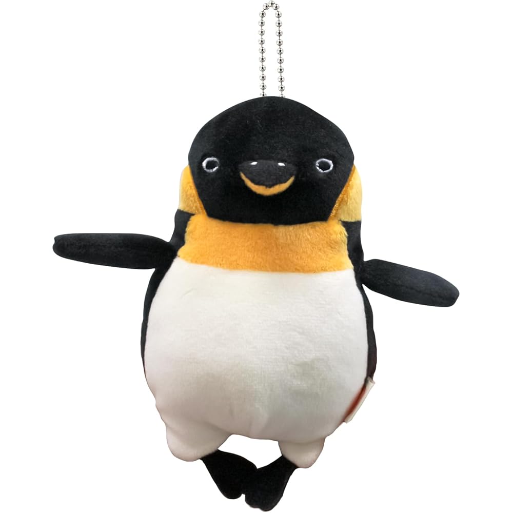 Shinada Global Mochi Series Mochi Pen Black Mini 7x5x14cm Plush Penguin Toy