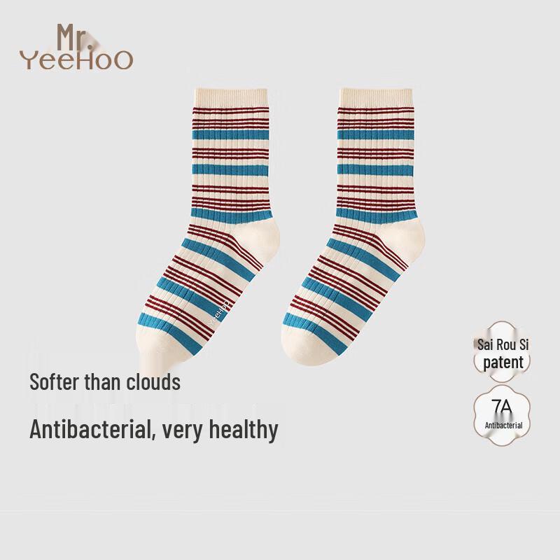 YEEHOO Kids  Four Seasons Mid-Calf Socks 21-22