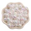6/8/10mmABS Imitation Pearl AB Color Round Beads DIY Handmade Beaded Loose Bead Material Hair Accessories