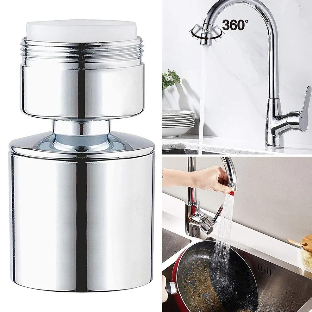 Dual-function Faucet Aerator 24mm Kitchen Faucet Head Bubbler Faucet Sprayer Attachment  Bathroom