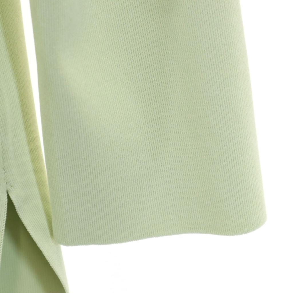 FOXEY made in Japan 7-Minuten-Ärmel V-Ausschnitt Cut 38 Gelblichgrüne Oberteile Damen Gebraucht