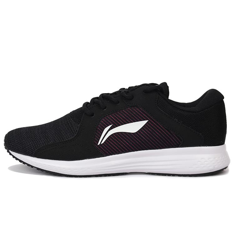 

New LiNing Cushioning Wear Resistant Low Top Running Shoes Women s Black Red ARHP278-1 35