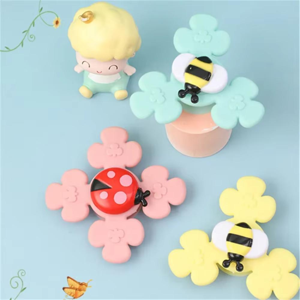 Montessori Baby Bath Toys for Boy Girl Children Bathing Sucker Spinner Suction Cup Toy for Kids Antistress Funny Rattles Teether