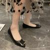 Women's Flat Shoes Yellow Moccasins Pointed Toe Slip-on Ladies Footwear High Quality Fashion Elegant Dress Fashionable Chic Non