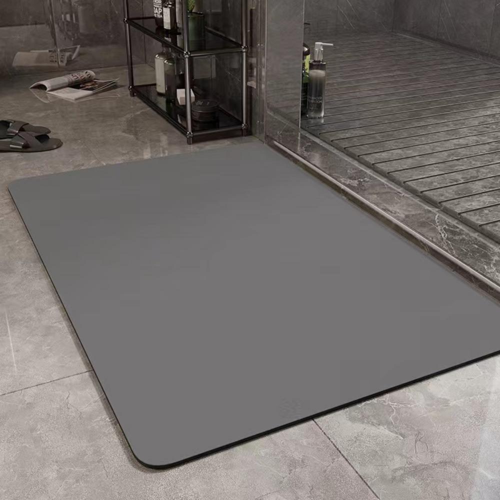 2 шт. Однотонный коврик для пола из диатомовой грязи — фото 9