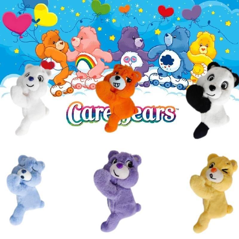 Adorable Plush Bear Refrigerator Magnet Cute Animal Novelty Rainbow Bear Toy Phone Stand