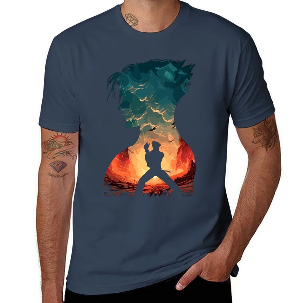 Jin King Of Iron Fist Negative Illusion Tshirt Large Size Breathable Tee Tshirt