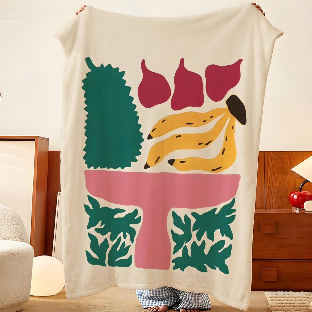 Artist L-Liv L-Lee Throw Flannel Throw Blanket, Lightweight Cozy, Durable Washable Cute Cool