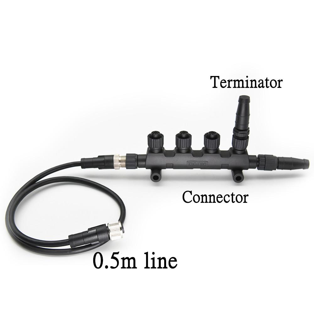 Black NMEA 2000 Converter Terminator Male & Female #010-11081-00 Nmea2000 Resistance Terminating Resistor Male #010-11080-00