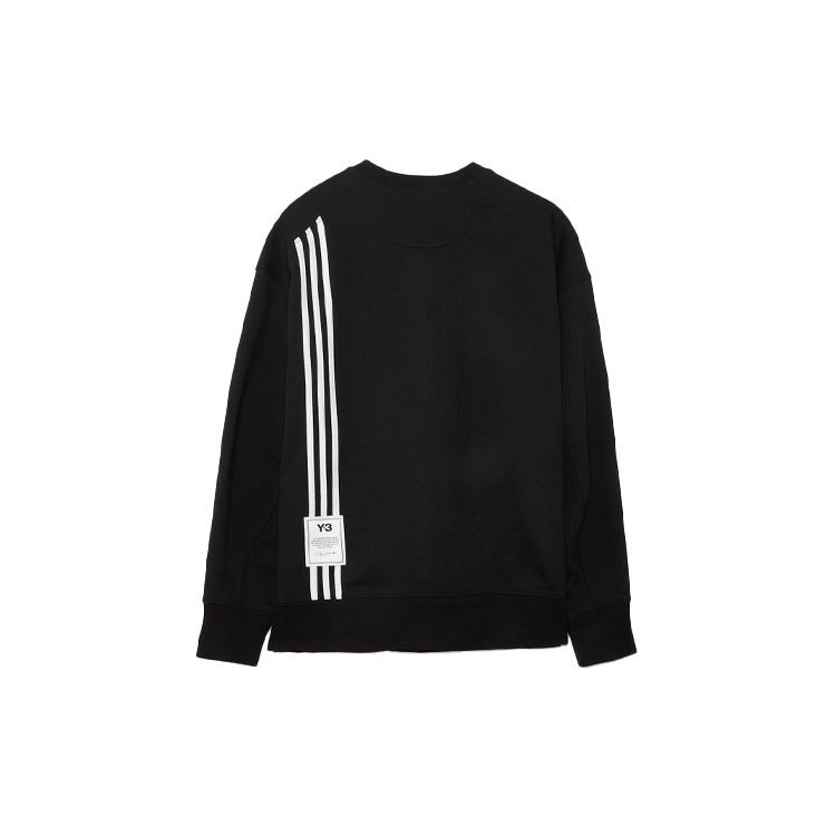

Y-3 3 STP Terry Crew Толстовка Черные мужские топы H16333