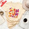 Cancun City in Mexico Bound Travel Vacation Holiday Cute Funny Family Friends Cotton TShirt Gift Unisex Travel Souvenirs Tops