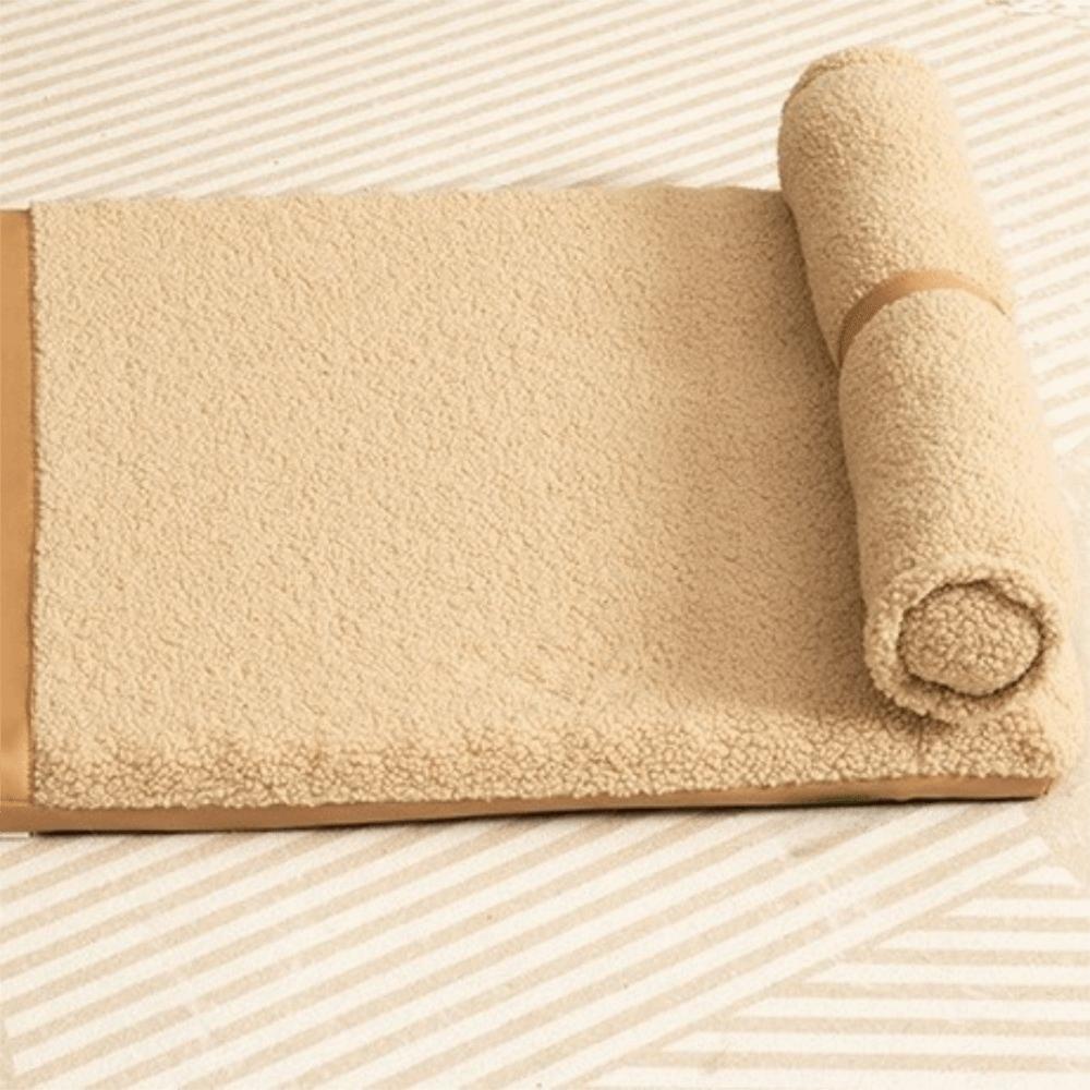 Removable Dog Sleeping Mat Neck Protection Pet Dog House Practical Dog Plush Bed  Crate