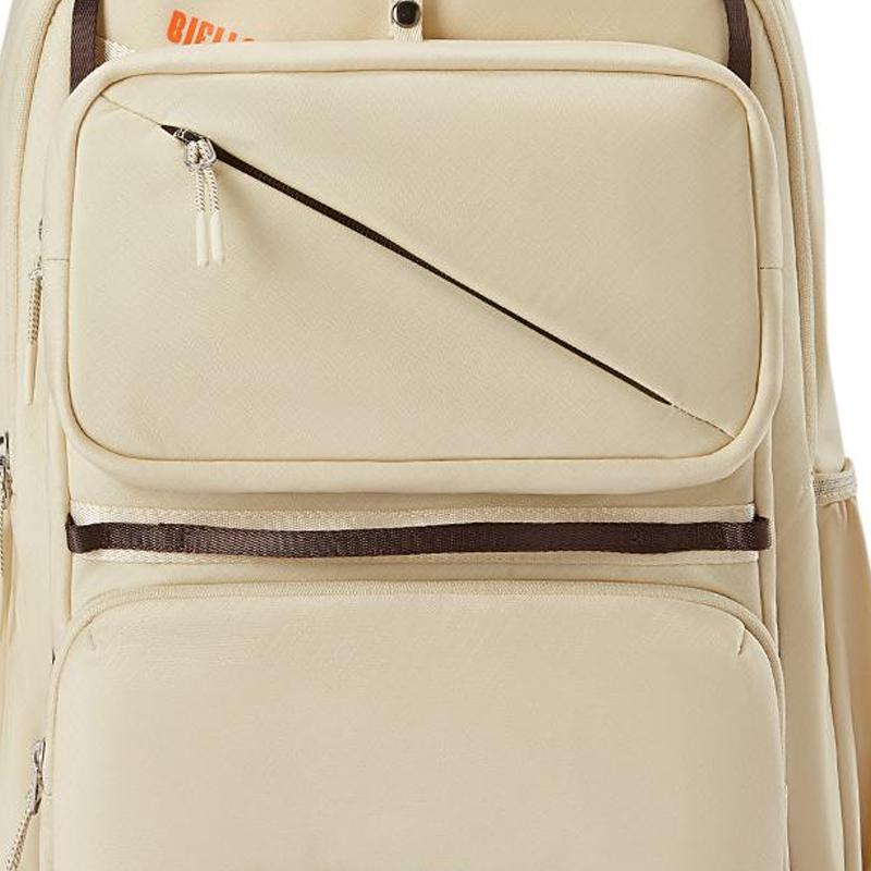 New FILA KIDS Nylon Backpack Medium Unisex Beige K18B431119FWT