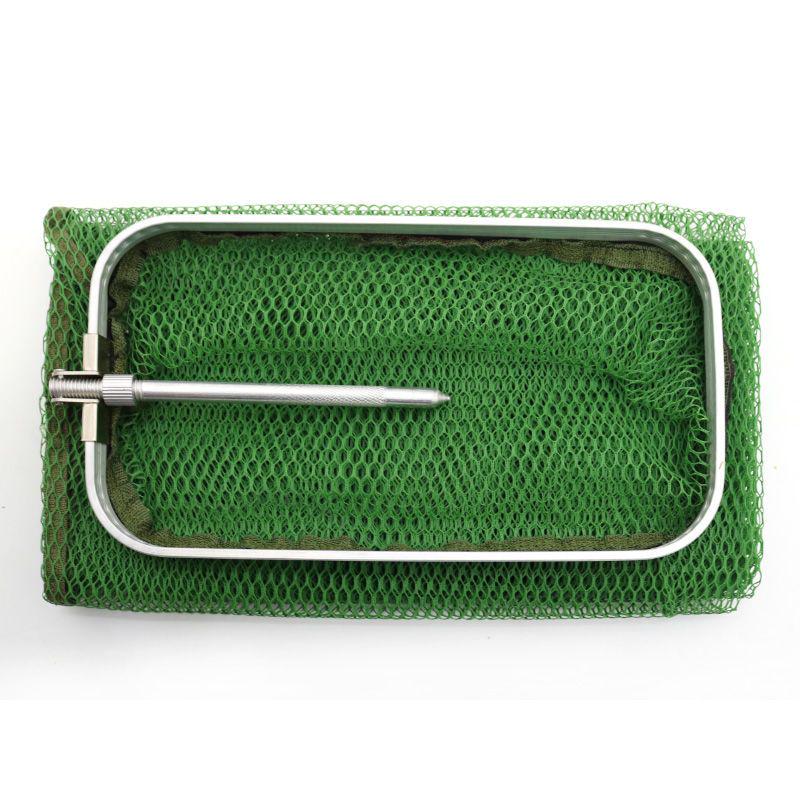 Black Thickened Rubber-Coated Fish Keeper Net Bag – Quick Dry, Anti-Snag for Small Fish & Wild Fishing