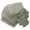 Hotel Handkerchiefs, Set of 10, Made In Japan, Senshu Towels (Approx. 20 X 20 Cm), Gray
