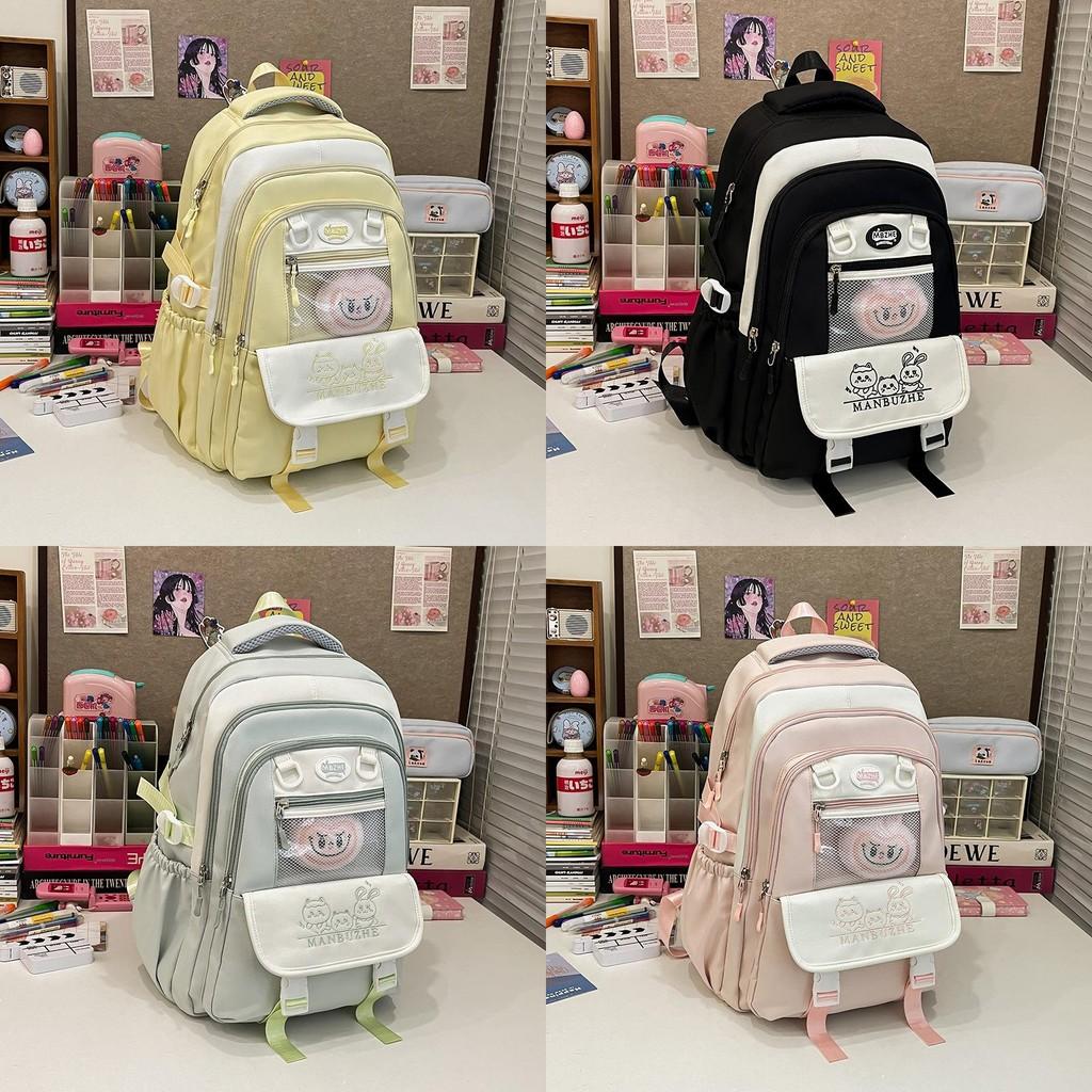 Pattern Cartoon Animal Lightweight Backpack Fashionable And Fresh Bag Student