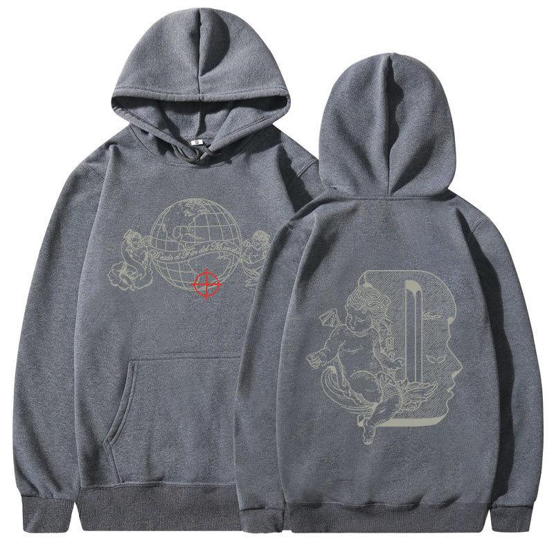 Rapper Duki Merch Hoodies Singer Graphic Printing Sweatshirts for Fans Long Sleeve Men Women Clothing Sudaderas Hip Hop Hoody