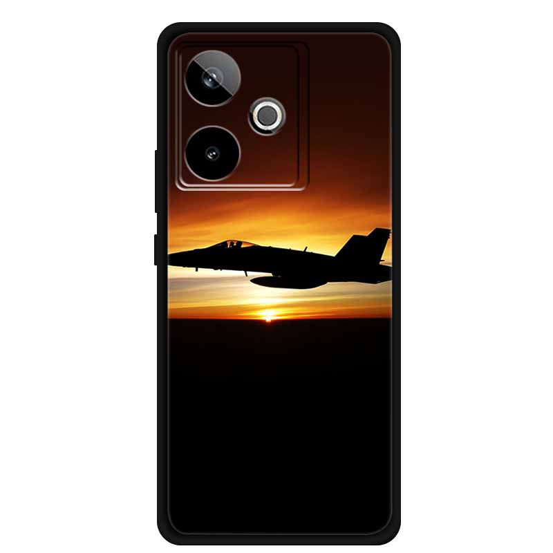 For Realme GT 7T GT7 Case Cool Animal Protective Silicone Back Cover Cases For Realme GT 7 Black Phone Funda Realme GT 7T Coque