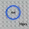 Fascia Elastica Tecnica MOC 2x2 3x3 4x4 5x5 Compatibile EV3 85543 85544 85545 85546 Cinghia di Gomma Mattoncini Pezzi Giocattoli Educativi