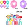 Set de Suministros para Fiesta de Cumpleaños con Temática de BTS con Decoraciones Vibrantes de Bangtan Boys