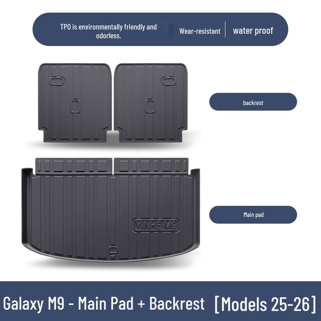 Geely Galaxy M9 TPE Rear Trunk Mat for Car Interior Modification/Decoration