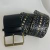 Heavy Industry Pure Hand-woven Chicken Eye Hollowed-out Wide Belt Millennium Spice Girl Belt