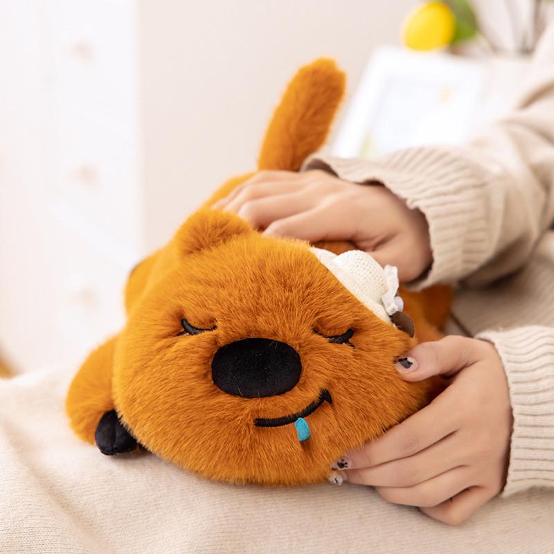 Ugly Cute Bell Pepper Bear Beaver Plush Toy Stuffed Animal Doll Soft Hybrid Veggie Animal Gift For Quirky Teens Girls Birthday Party Decor