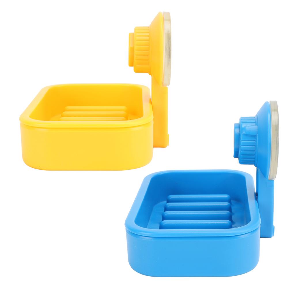 Suction Soap Dish Load Capacity 3KG Self Draining No Drilling Detachable Suction Wall Mounted Soap H