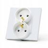 Double Socket Insert 230V White RTX SH