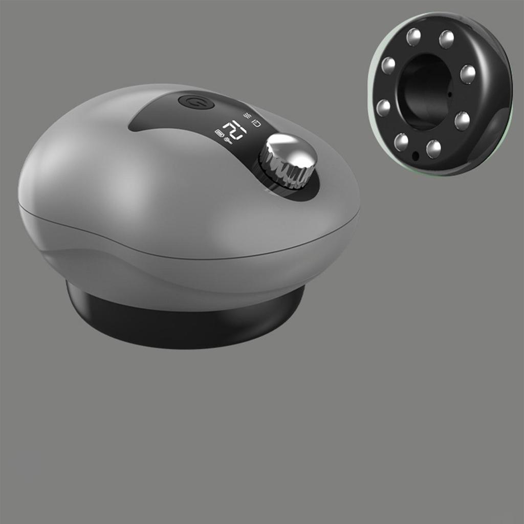 Smart Home Rechargeable Vacuum Cupping and Scraping Instrument Red Light Cupping and Suction Knob Adjustment Pressure Relief Electric Cupping Device
