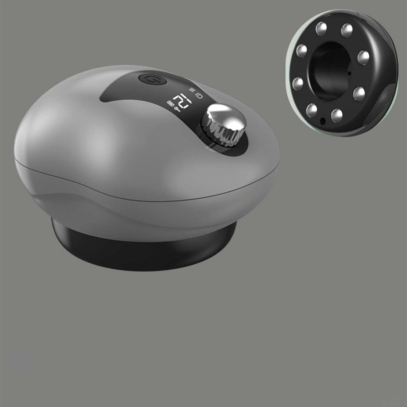 

Умный дом перезаряжаемый вакуумный баночный и скребковый инструмент красный свет баночный и всасывающий регулятор давления облегчение электрический баночный прибор Gray (12th gear)