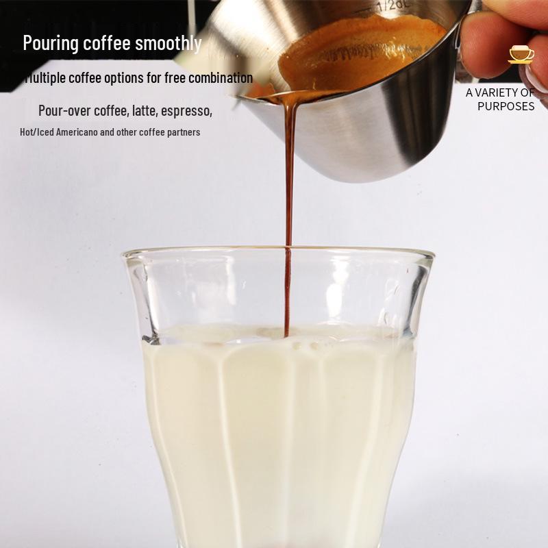 Stainless Steel 100ml Espresso Measuring Cup with Scale