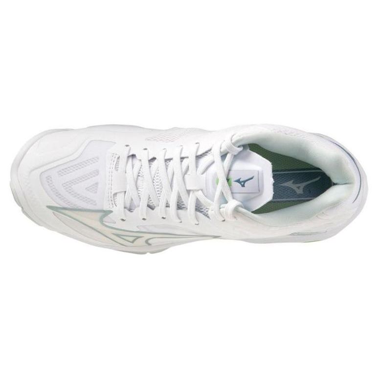 Mizuno Wave Lightning Z7 Scarpe da Allenamento Comode Versatili Resistenti Traspiranti Mid-Top Unisex Scarpe da Allenamento Bianco V1GC225037