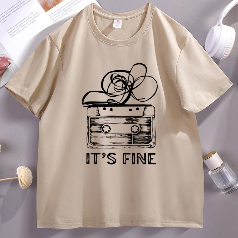 Retro Cassette Tape TShirt Unisex Unisex Cotton Graphic Tee 90s Music Tape Humor Tee High Quality Printed Music Lover Tees